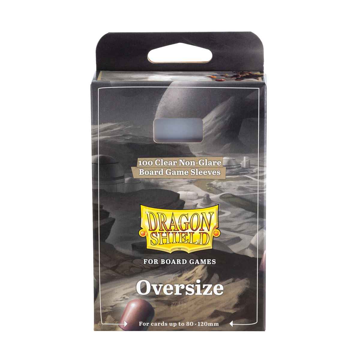 Dragon Shield: Board Game Sleeves Clear/NonGlare – Oversize (100)