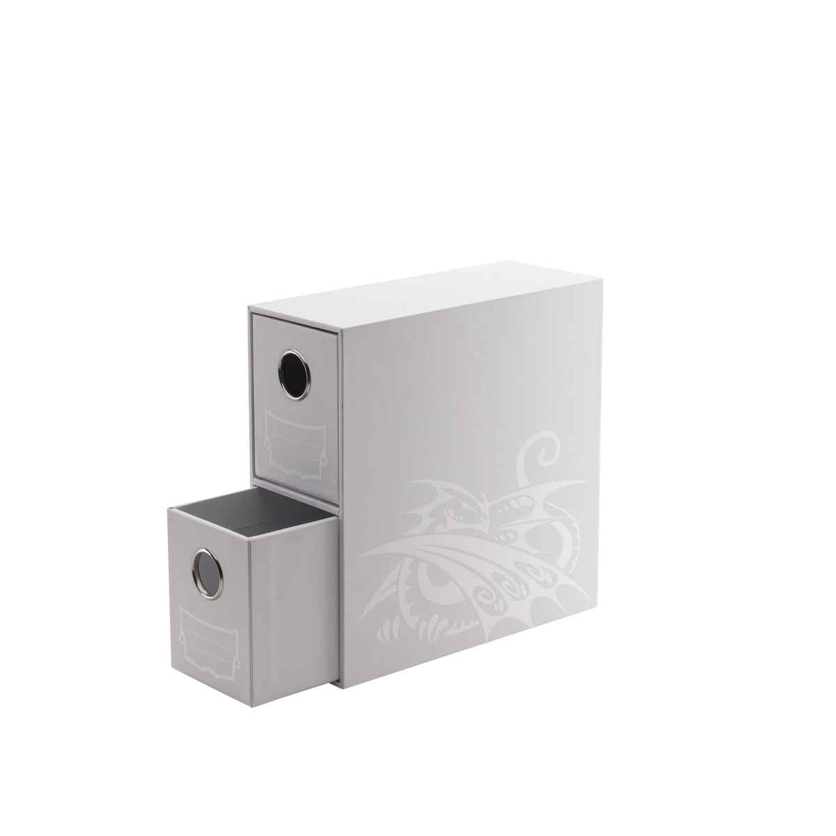 Dragon Shield: Fortress Card Drawers – 2- Vertical – White