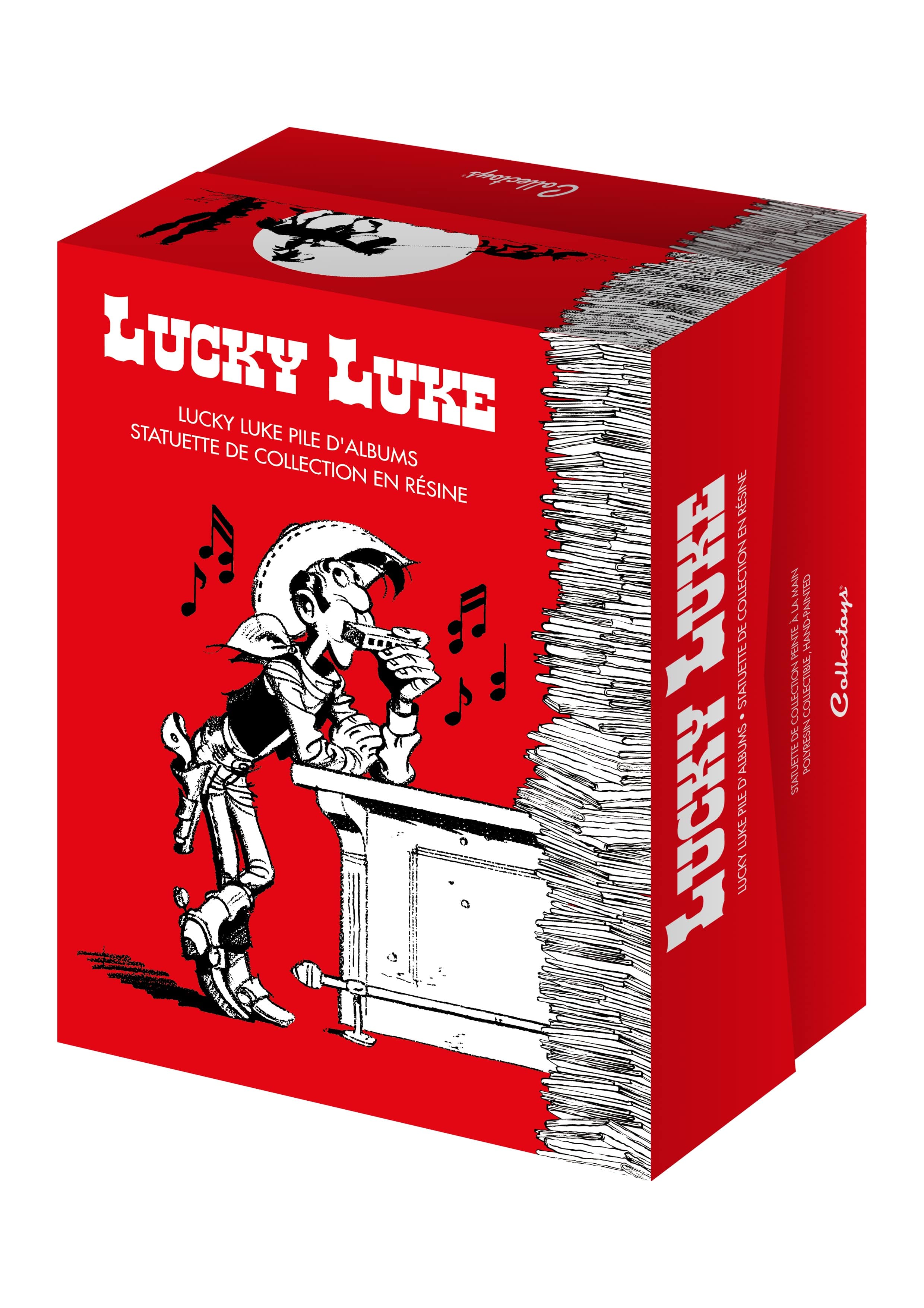 Lucky Luke und Rantanplan Bücherstapel