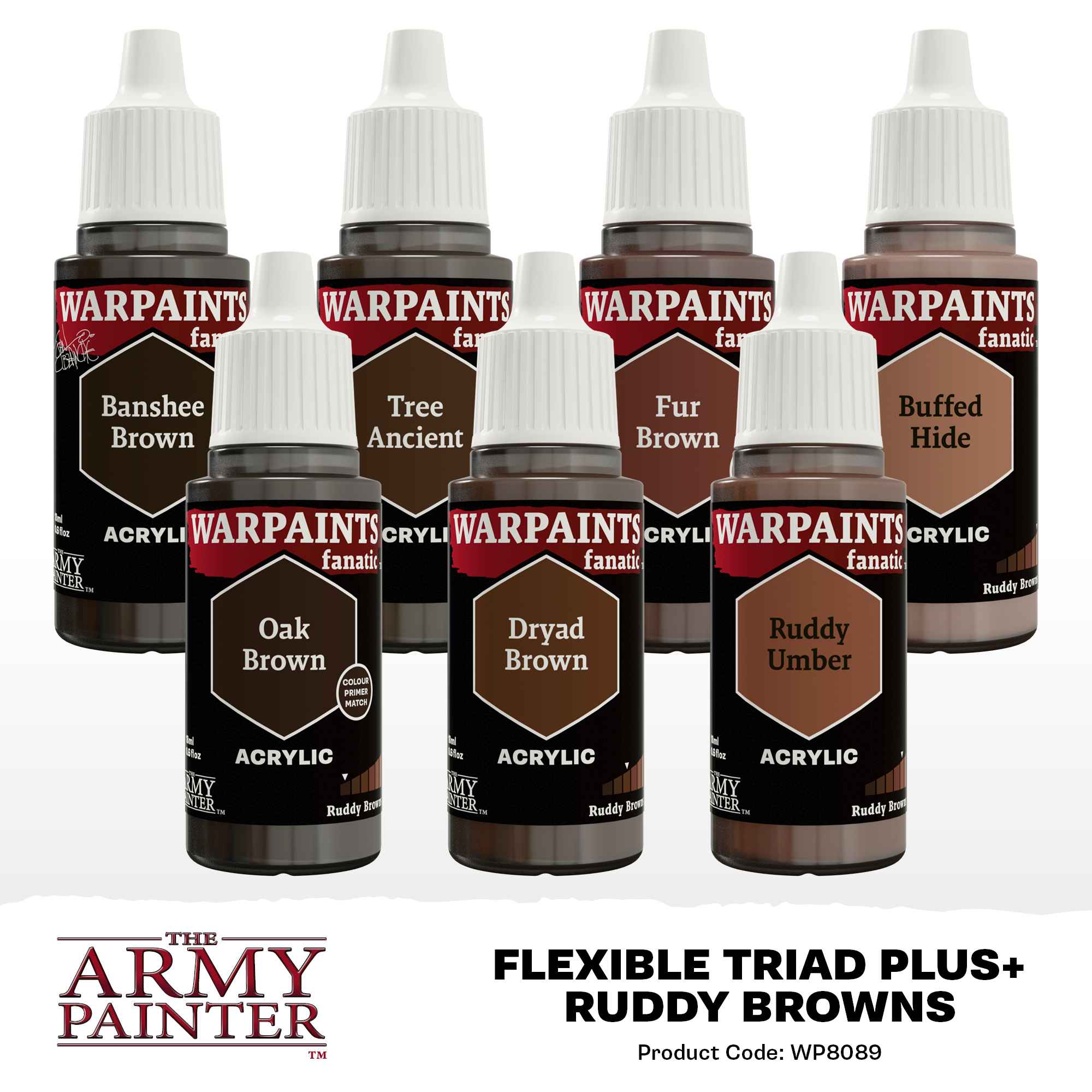 Army Painter – Ruddy Browns Flexible Triad Plus