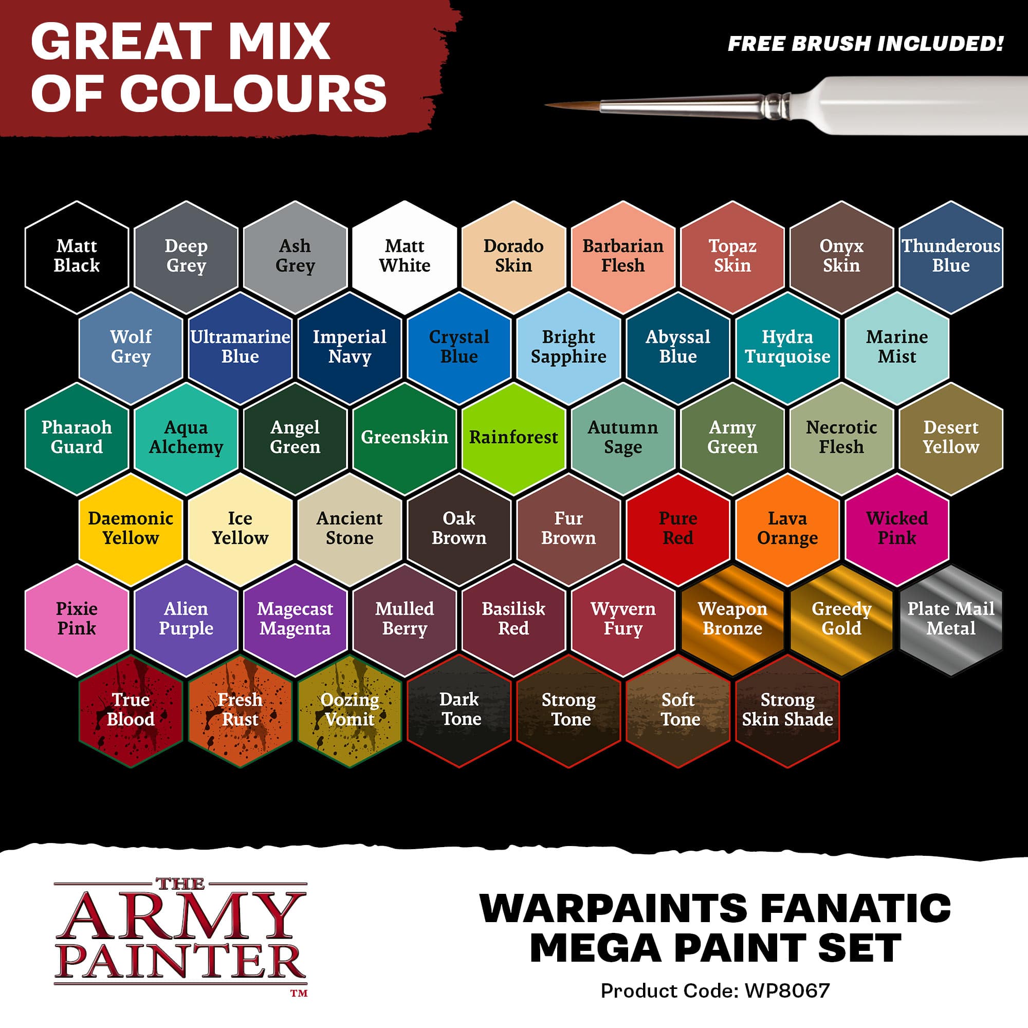 Army Painter – Warpaints Fanatic Mega Set