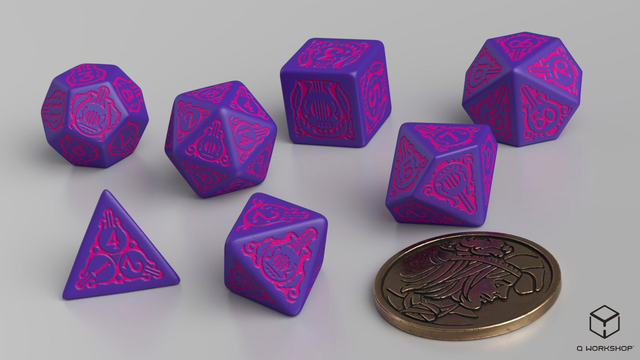 The Witcher Dice Set: Dandelion – The Conqueror of Hearts (7)