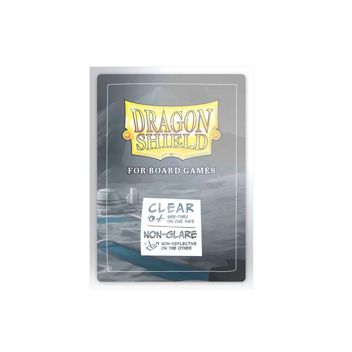 Dragon Shield: Board Game Sleeves Clear/NonGlare – Common Standard (100)
