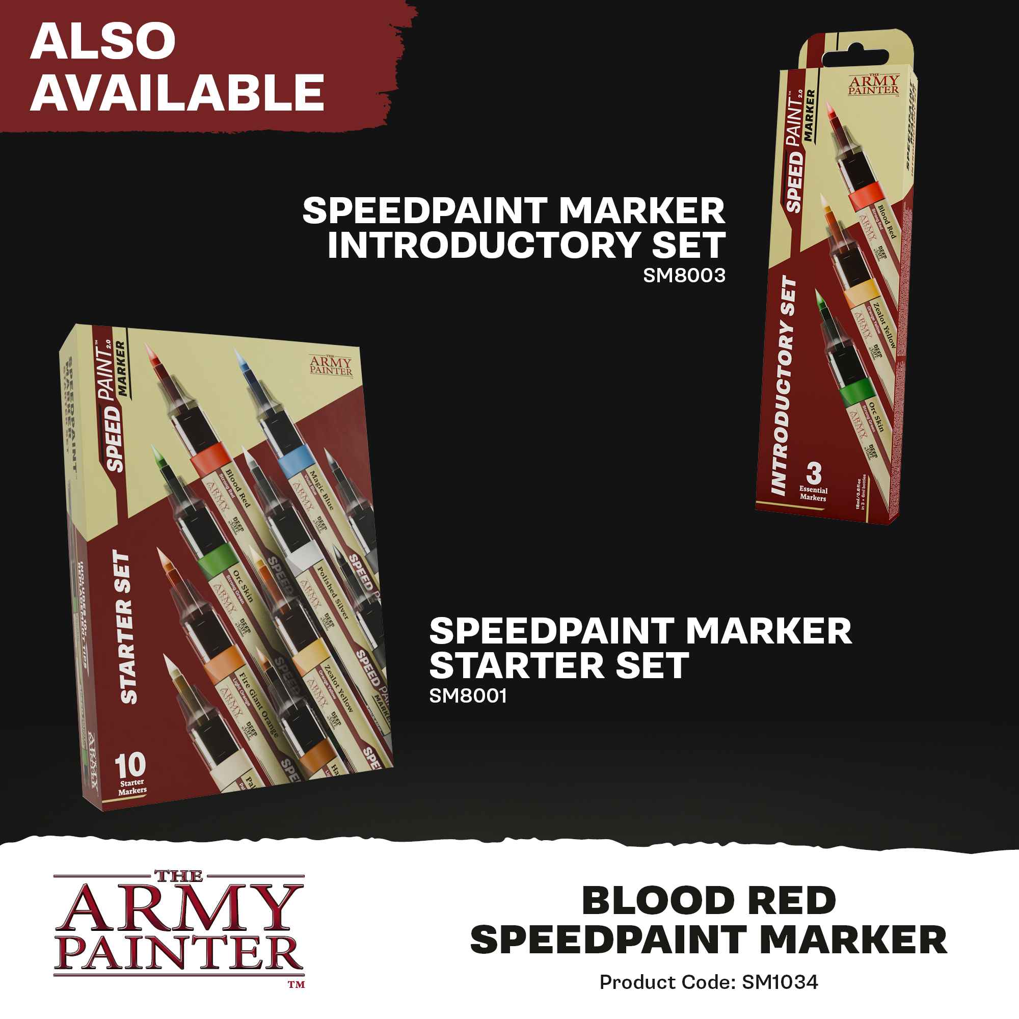 Army Painter Speedpaint: Marker Blood Red (6)