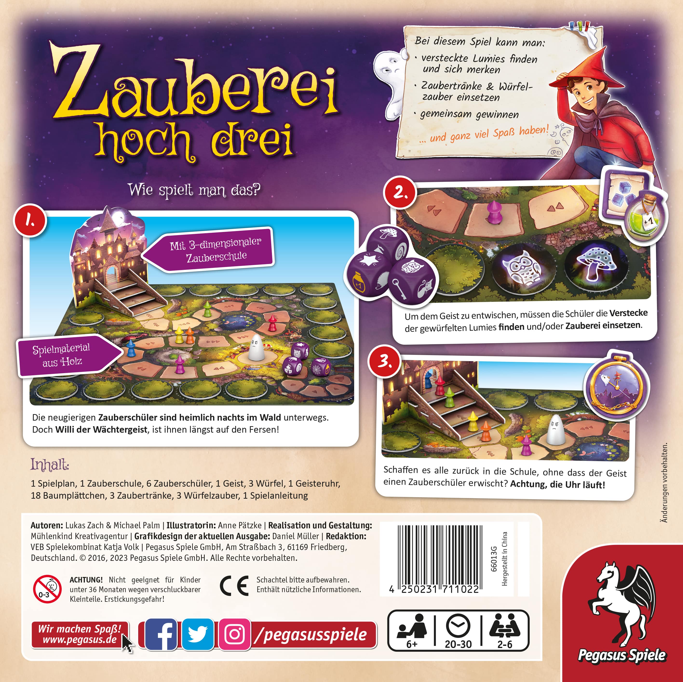 Zauberei hoch drei