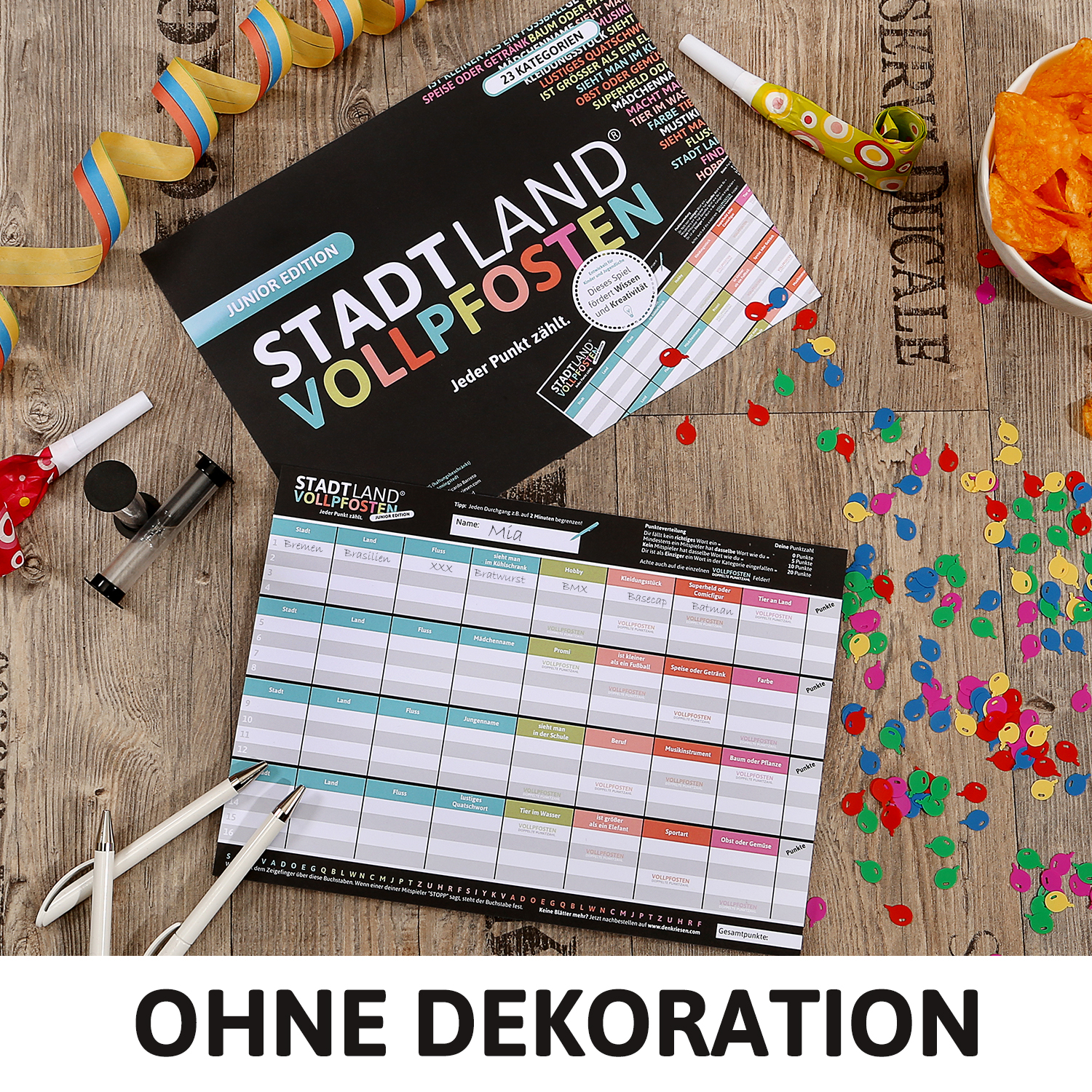 STADT LAND VOLLPFOSTEN – JUNIOR EDITION (DinA4-Format)
