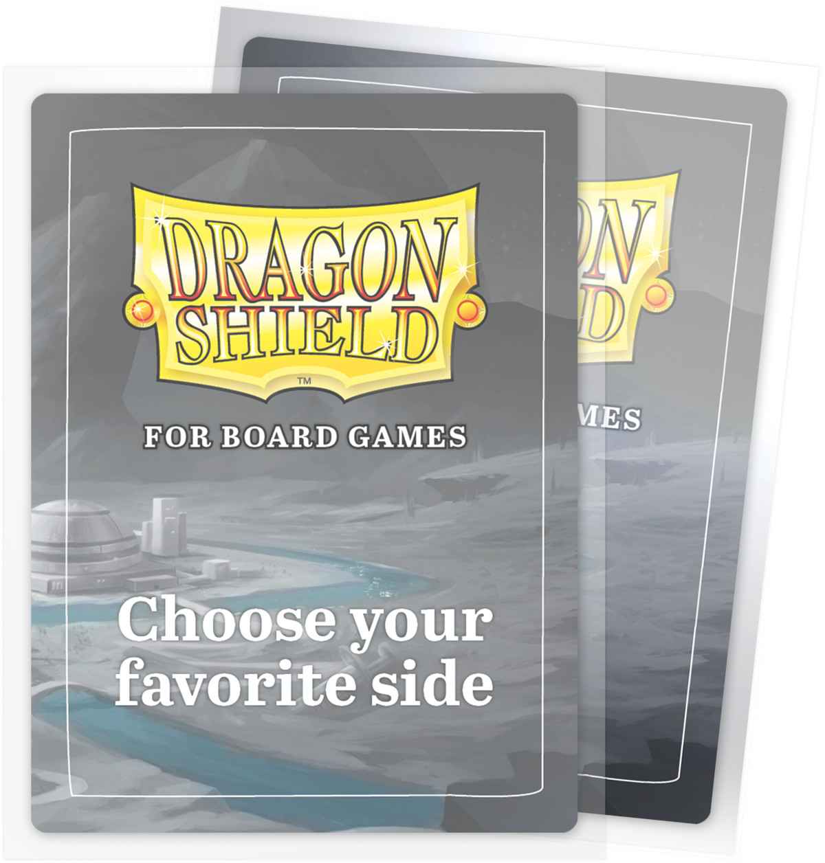 Dragon Shield: Board Game Sleeves Clear/NonGlare – Common Standard (100)
