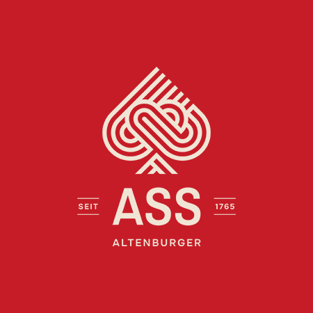 ASS Altenburger Logo auf rotem Hintergrund