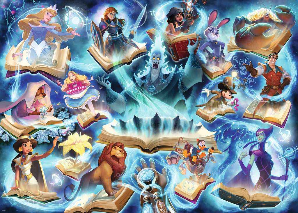 Puzzle: Disney Lorcana – Glimmers of the Realm: Sapphire (1000 Teile)