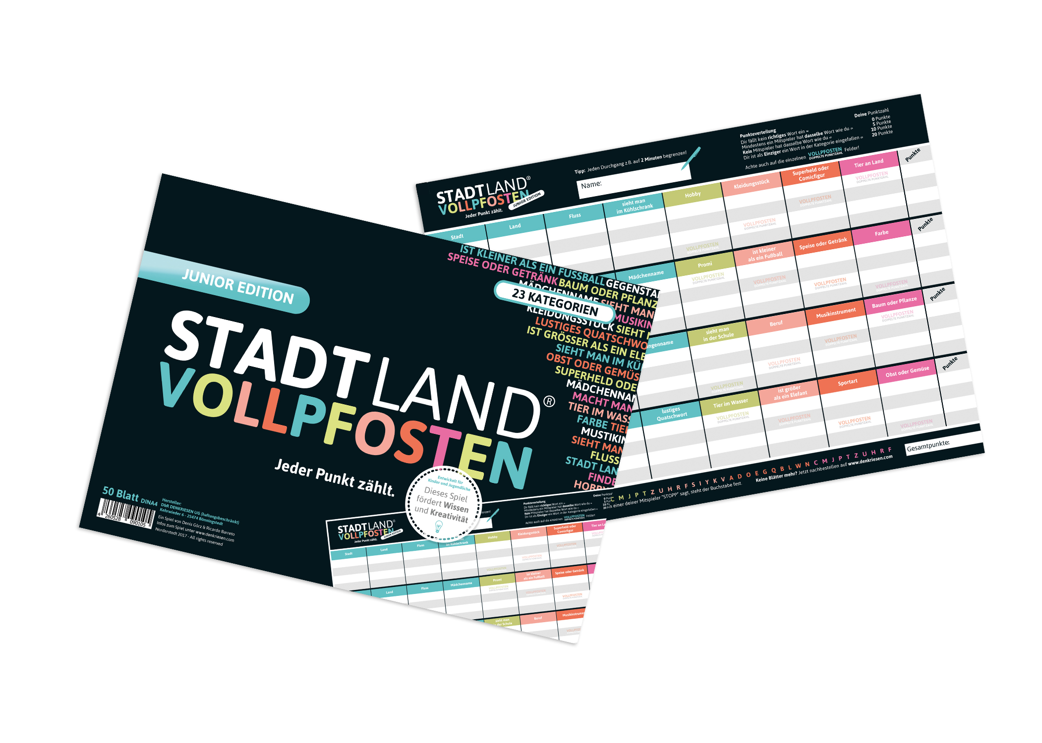 STADT LAND VOLLPFOSTEN – JUNIOR EDITION (DinA4-Format)