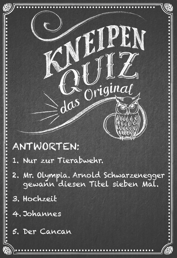 Kneipenquiz – Das Original