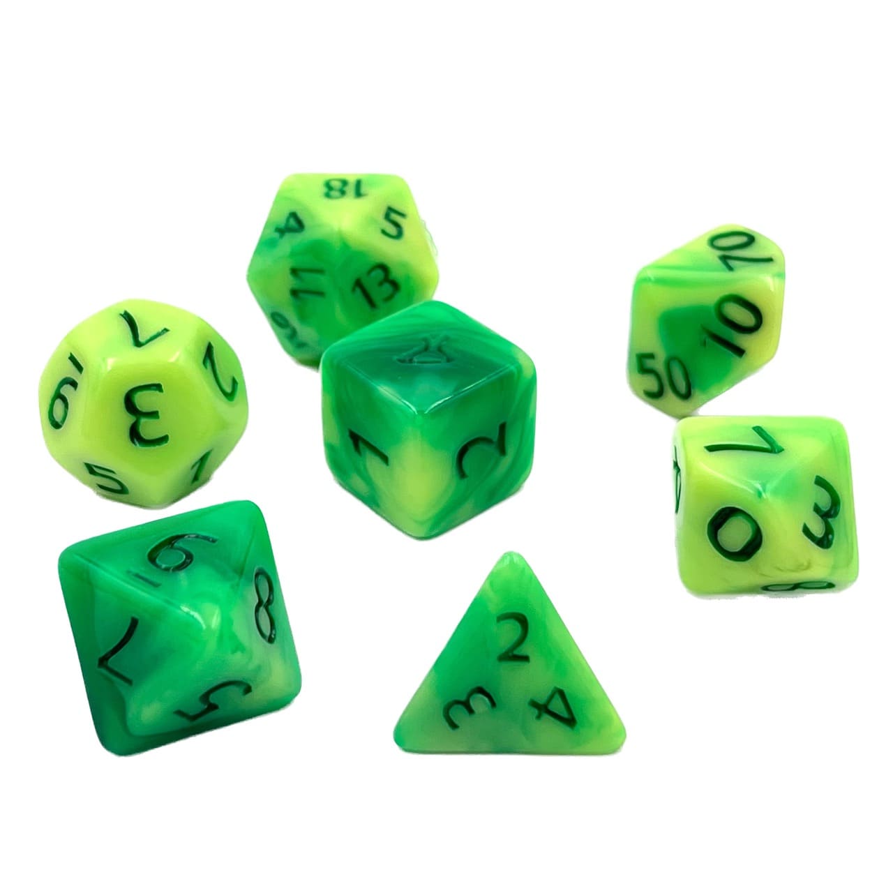 Würfelset: Sour Apple Gum (7)