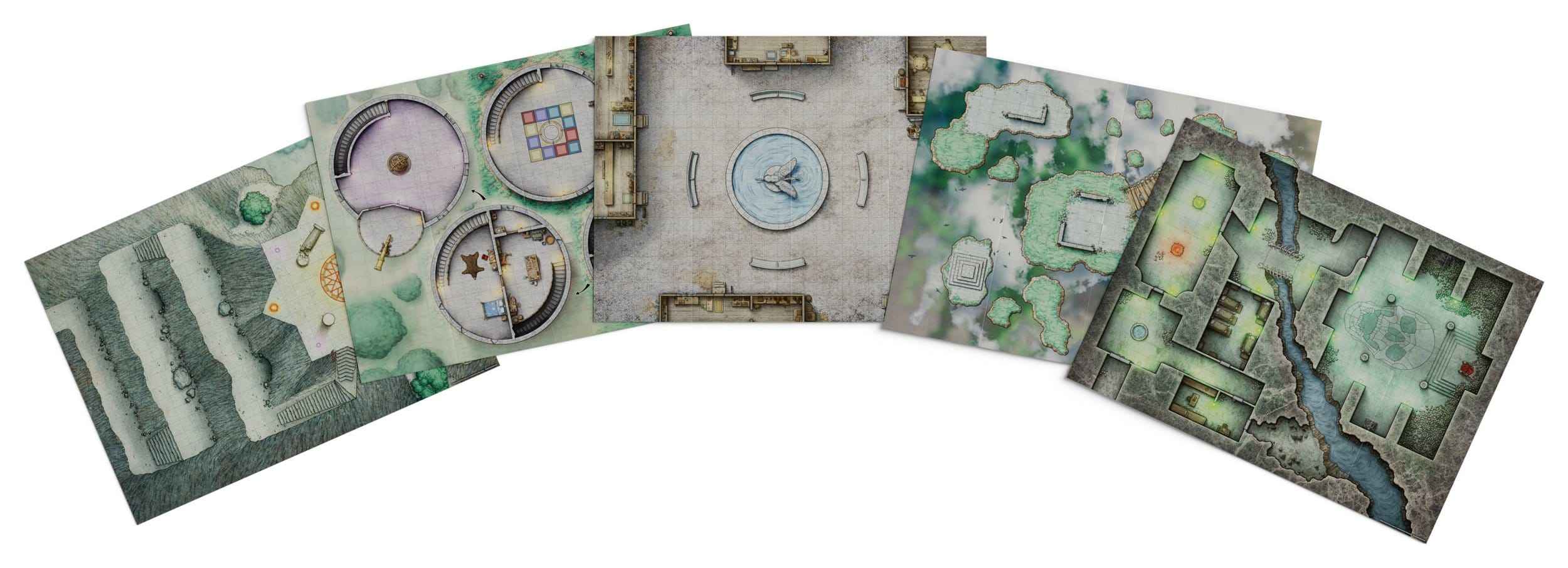 D&D: RPG Arcana Unleashed: Map Set ( englisch)