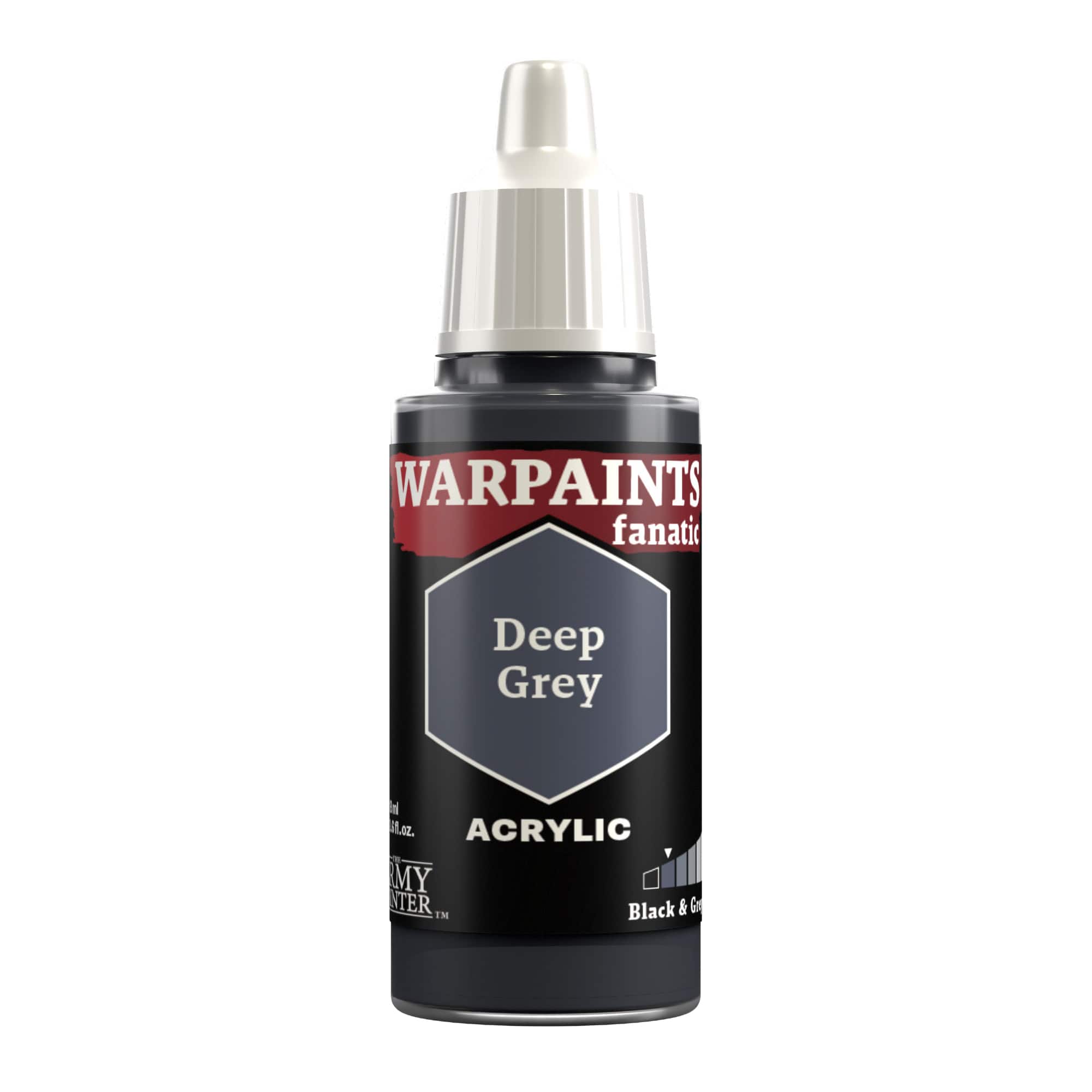 Army Painter Warpaints Fanatic: Deep Grey (6)
