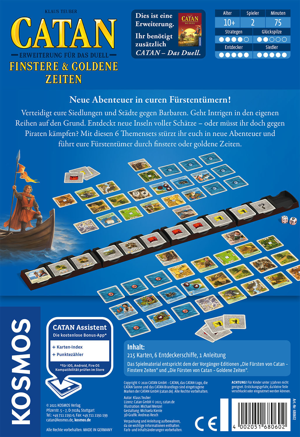 Catan – Das Duell: Finstere & Goldene Zeiten[Erweiterung](2 Spieler)