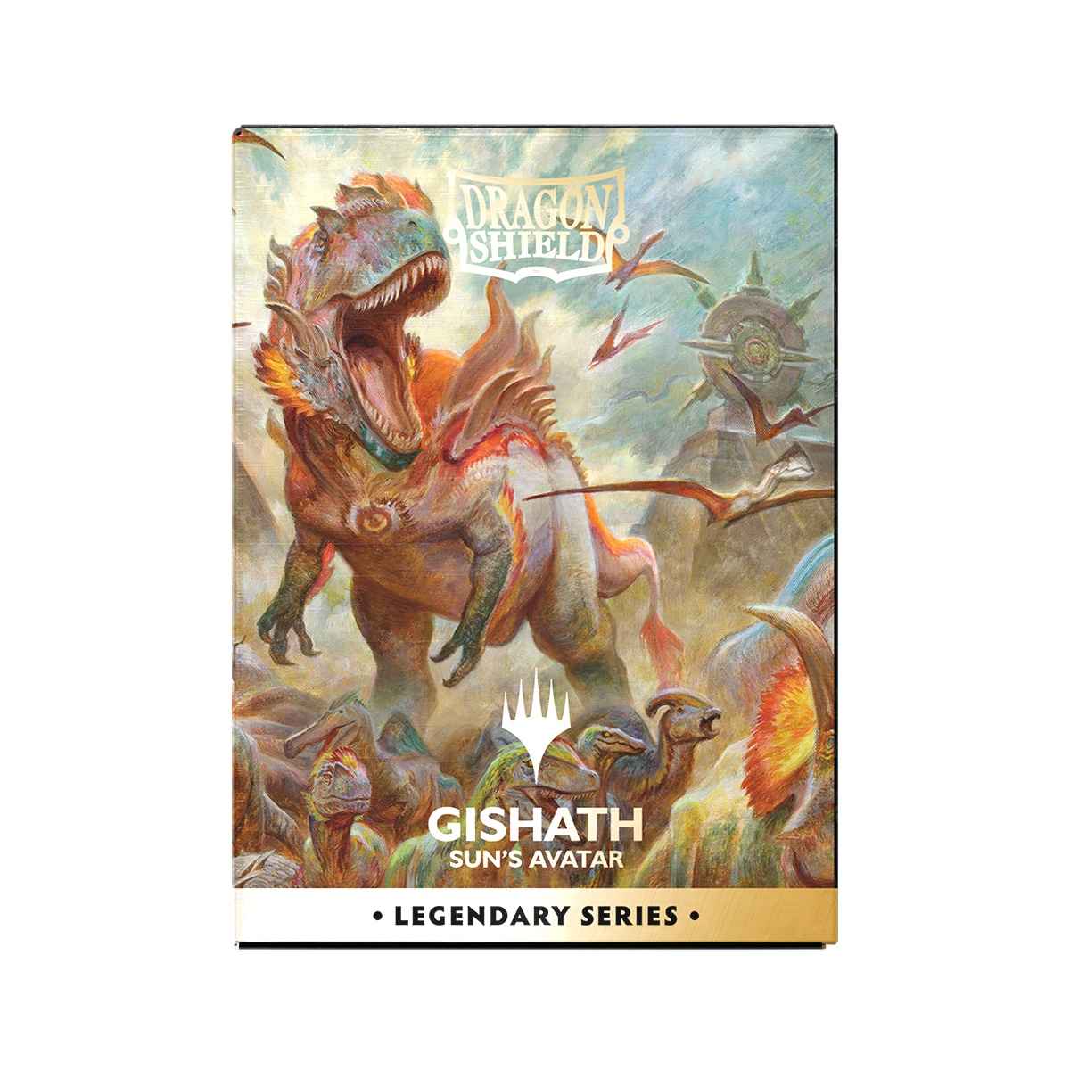 Dragon Shield: Dual Matte Art Sleeves – Gishath, Sun´s Avatar (100)