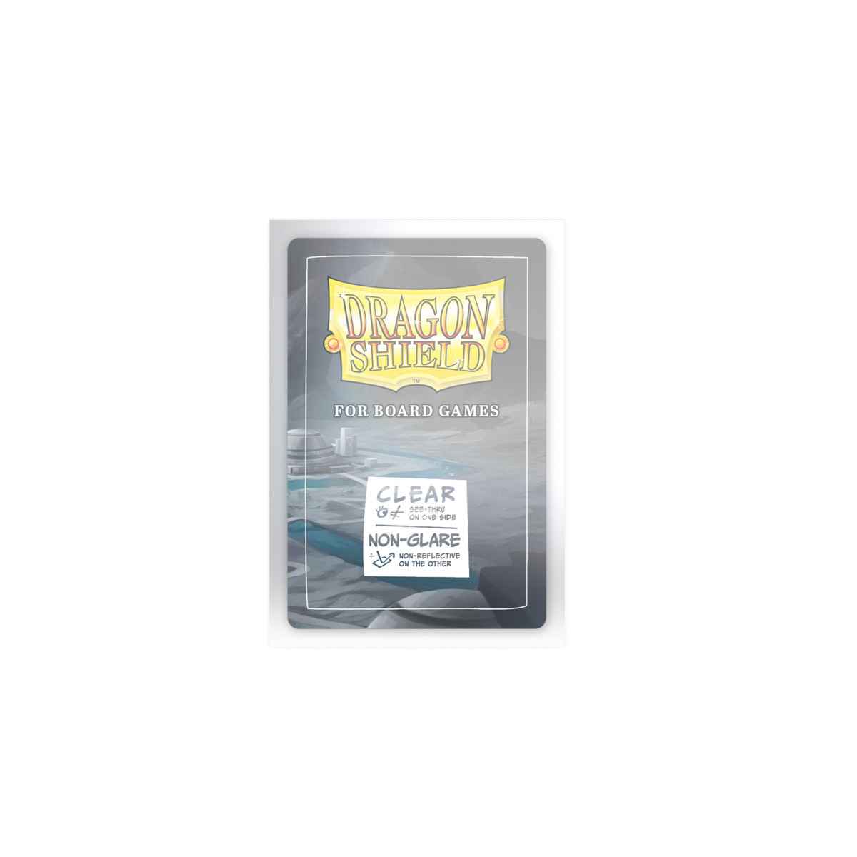 Dragon Shield: Board Game Sleeves Clear/NonGlare – European Mini (100)