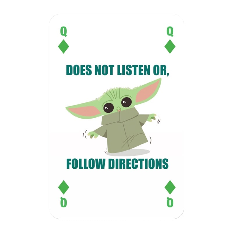 Playing Cards – Mandalorian The Child