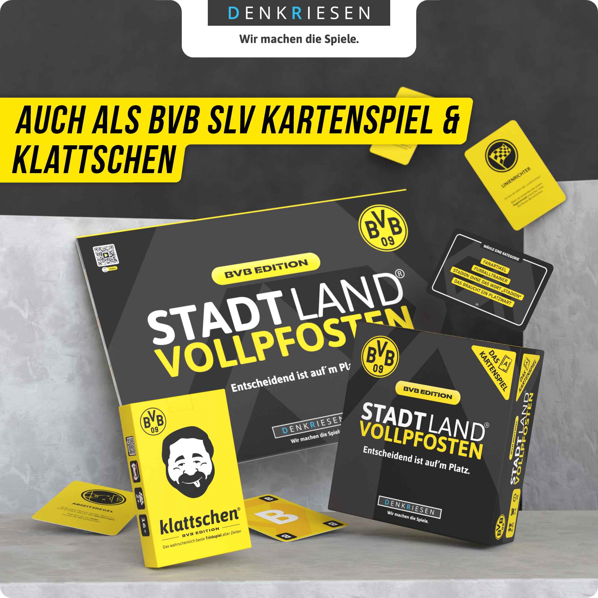 STADT LAND VOLLPFOSTEN – BVB EDITION - "Entscheidend ist auf'm Platz." - A4