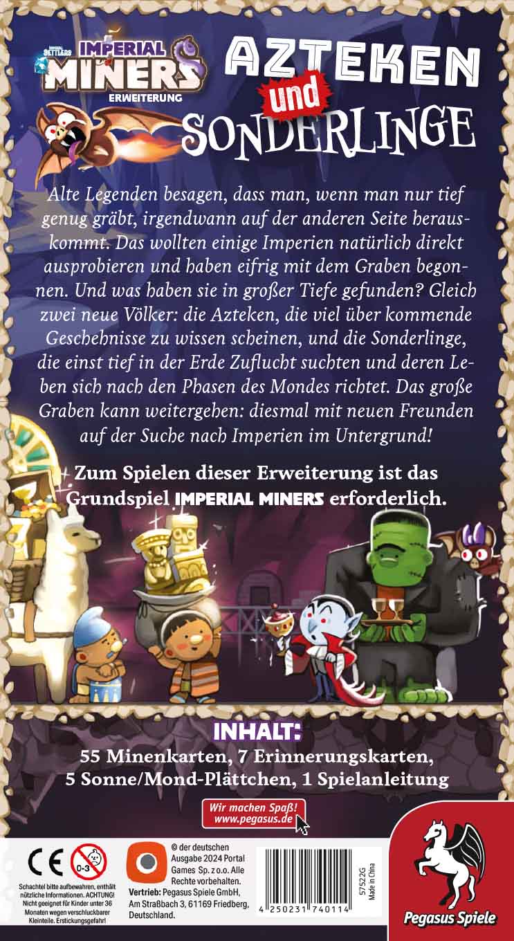Imperial Miners: Azteken und Sonderlinge [Erweiterung] (Portal Games)