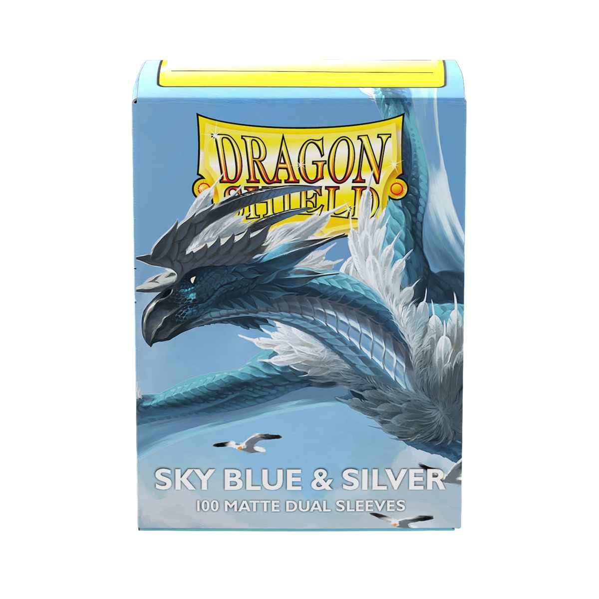Dragon Shield: Matte – Dual Sky Blue & Silver(100)
