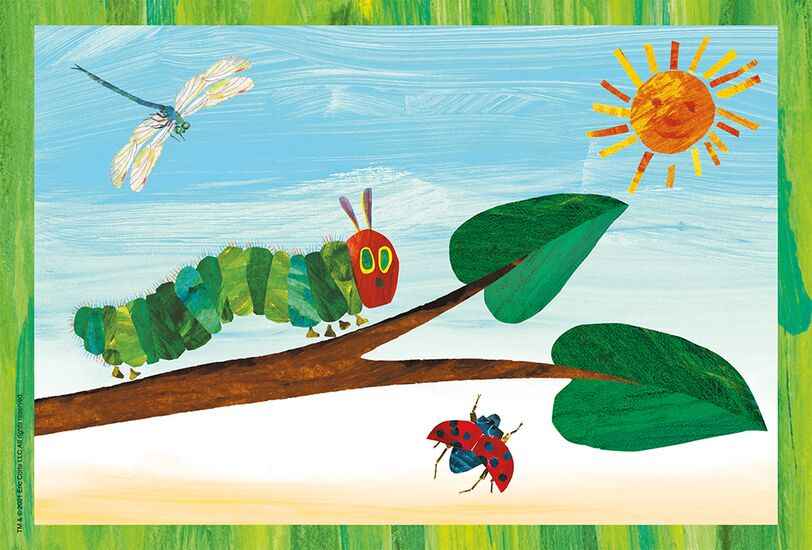 Puzzle: Raupe-Kokon-Schmetterling,(3x24 Teile)