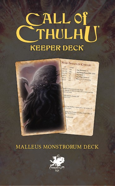 Cthulhu: The Malleus Monstrorum Keeper Deck