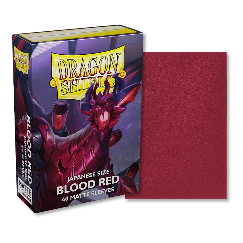 Dragon Shield: Japanese Matte – Blood Red (60)