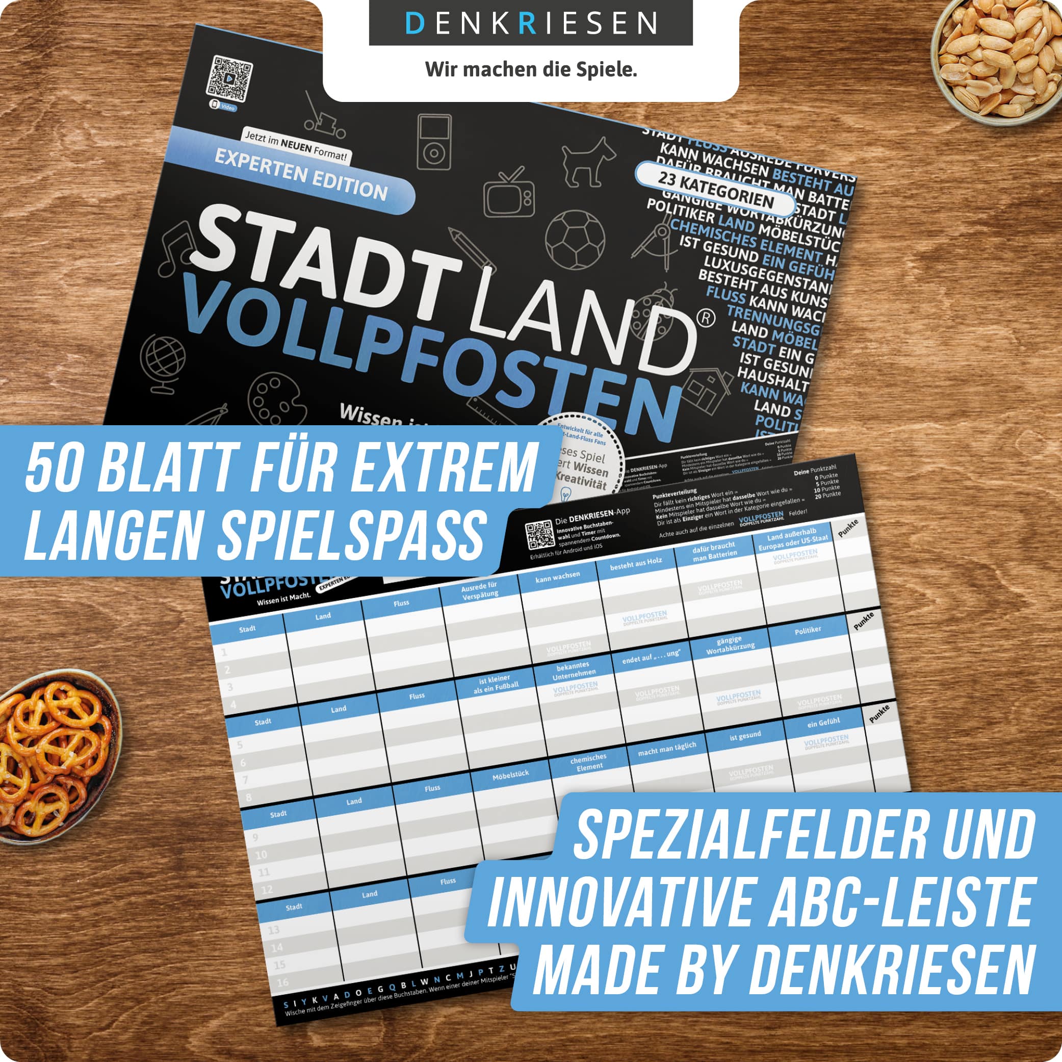 STADT LAND VOLLPFOSTEN – EXPERTEN EDITION - Wissen ist Macht. (DinA4-Format)