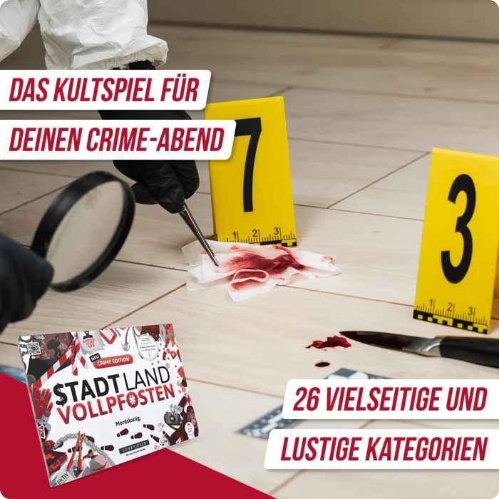 STADT LAND VOLLPFOSTEN – CRIME EDITION - Mordslustig - A4