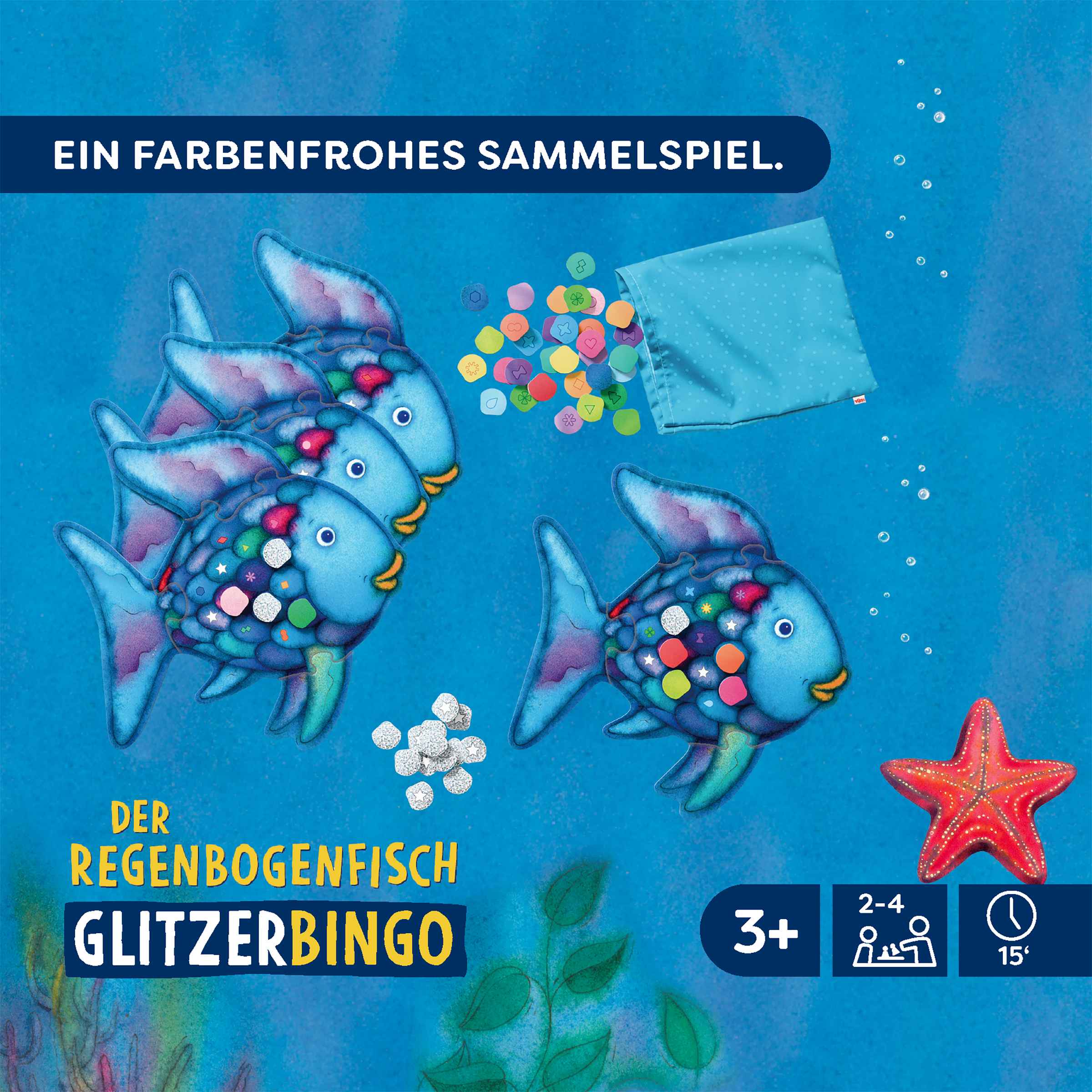 Der Regenbogenfisch – Glitzer-Bingo