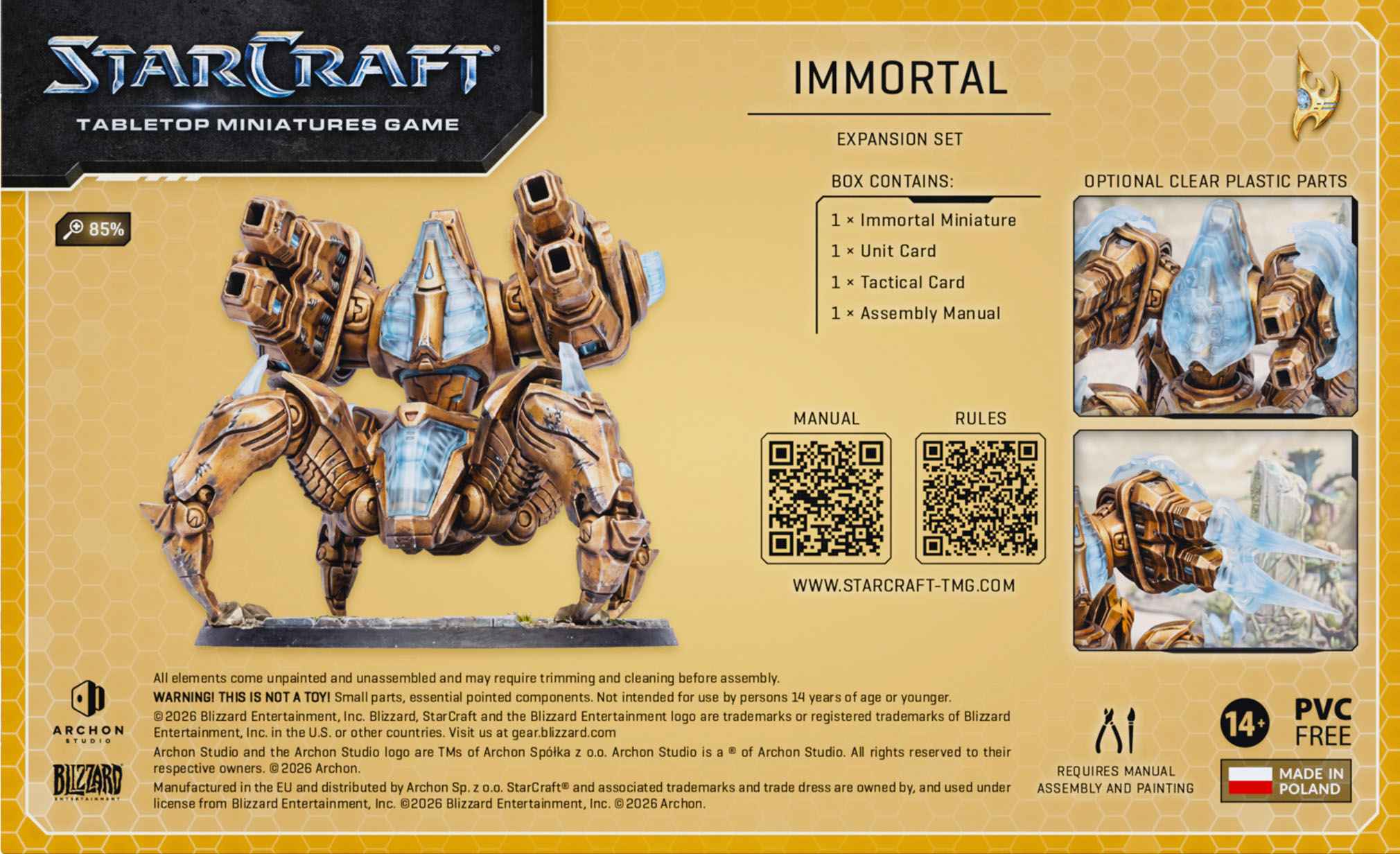 Starcraft : Immortal - Protoss -  [Expansion Set]