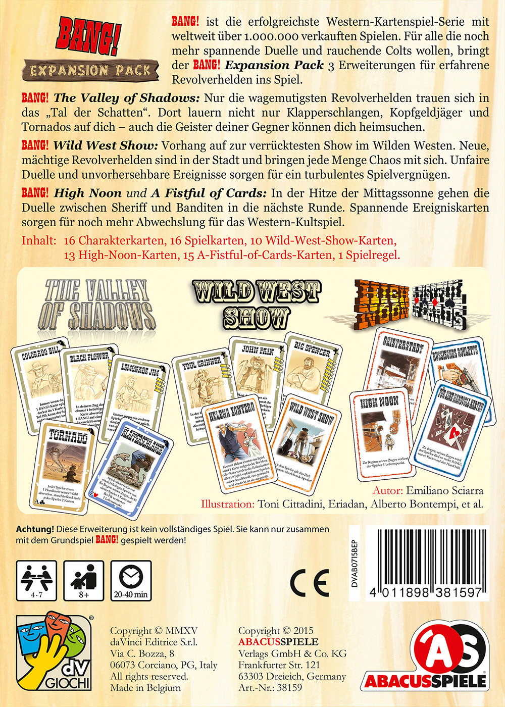 Bang!: Expansion Pack [Erweiterung]