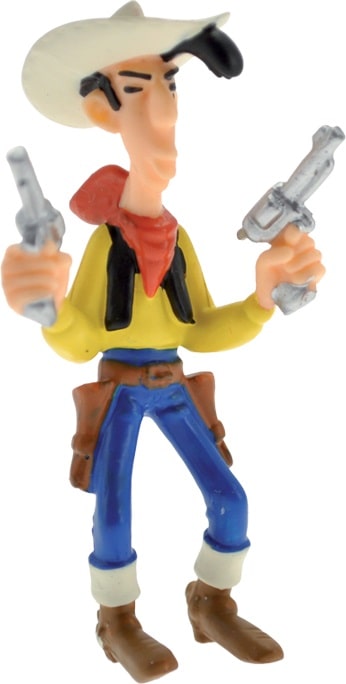 Lucky Luke mit 2 Pistolen