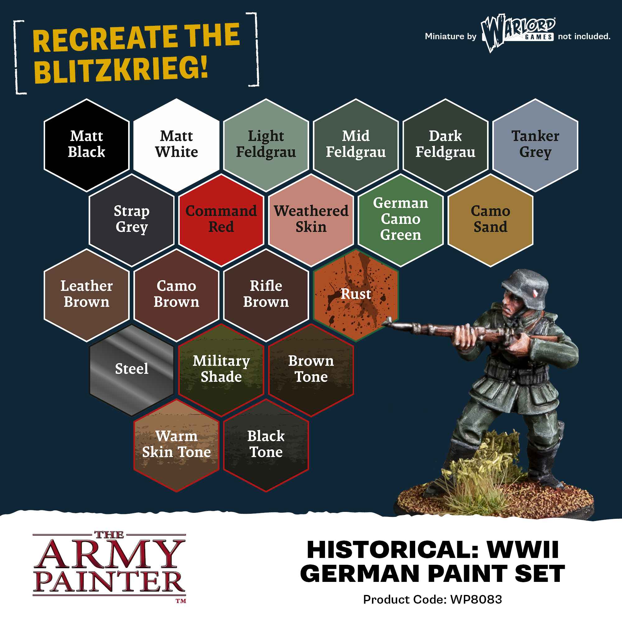 Army Painter – Historical: WWII German Paint Set