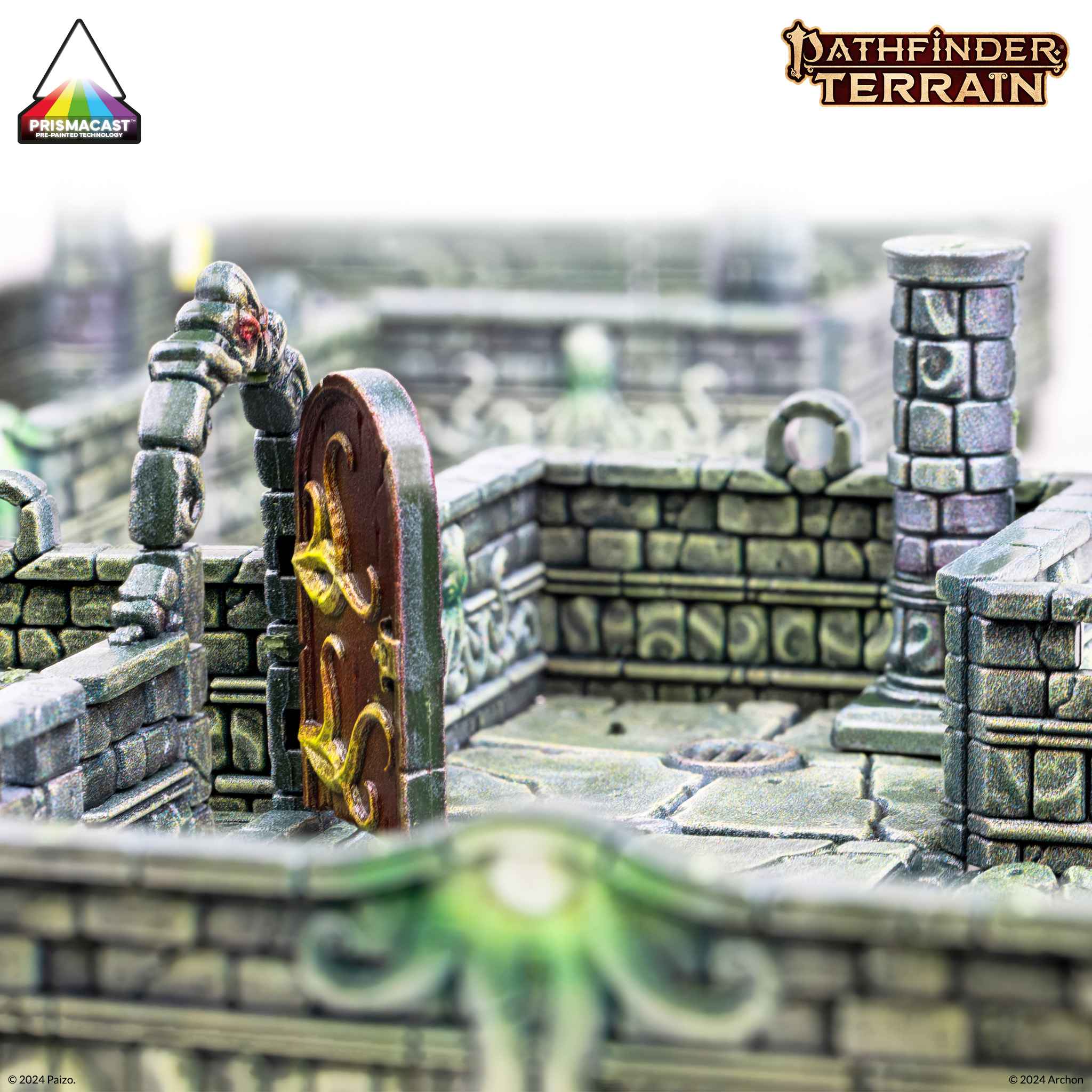 Dungeon&Lasers: Pathfinder Terrain: Abomination Vaults Pre-Painted