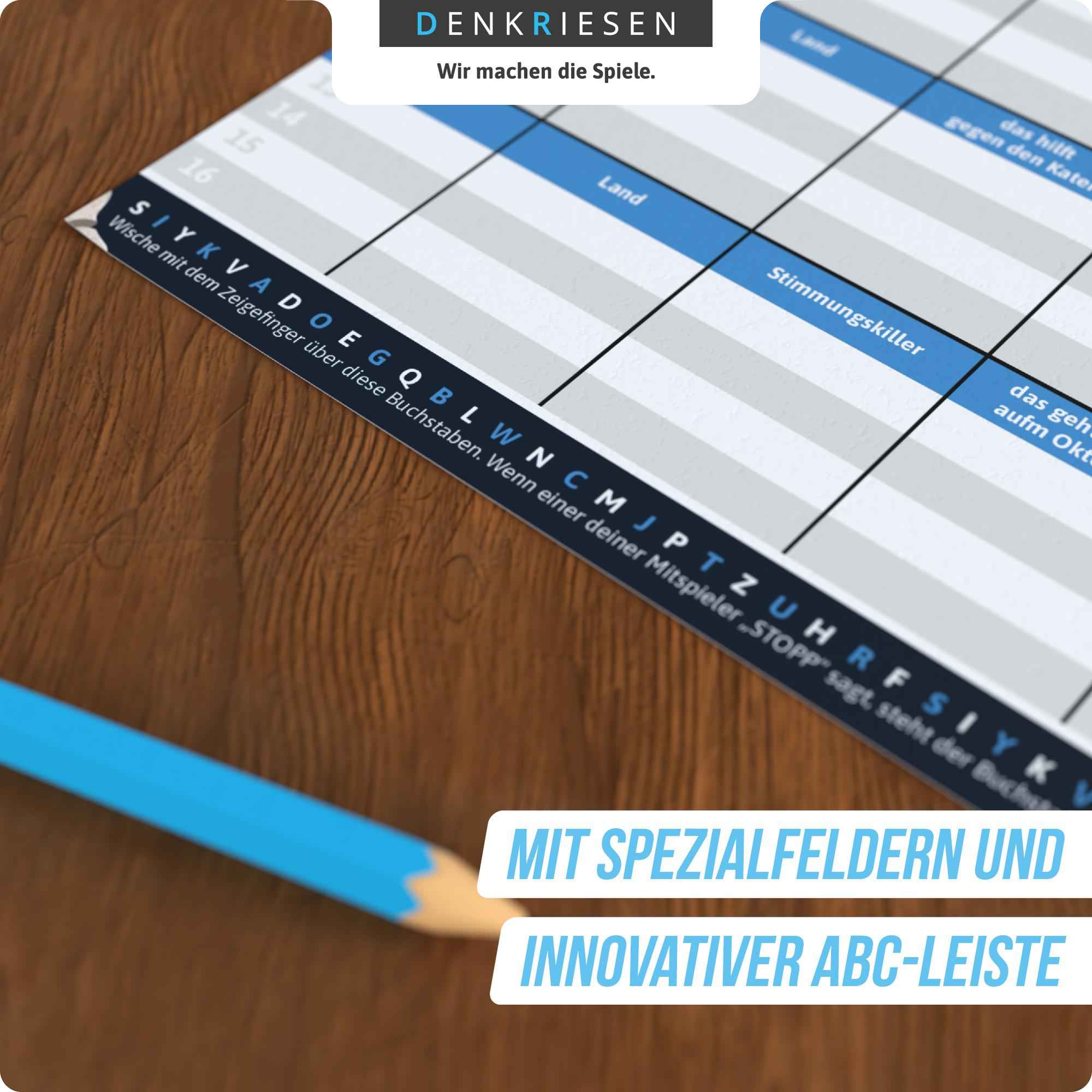 STADT LAND VOLLPFOSTEN – Biergarten Edition - "O'zapft is!" | A4 Spielblock