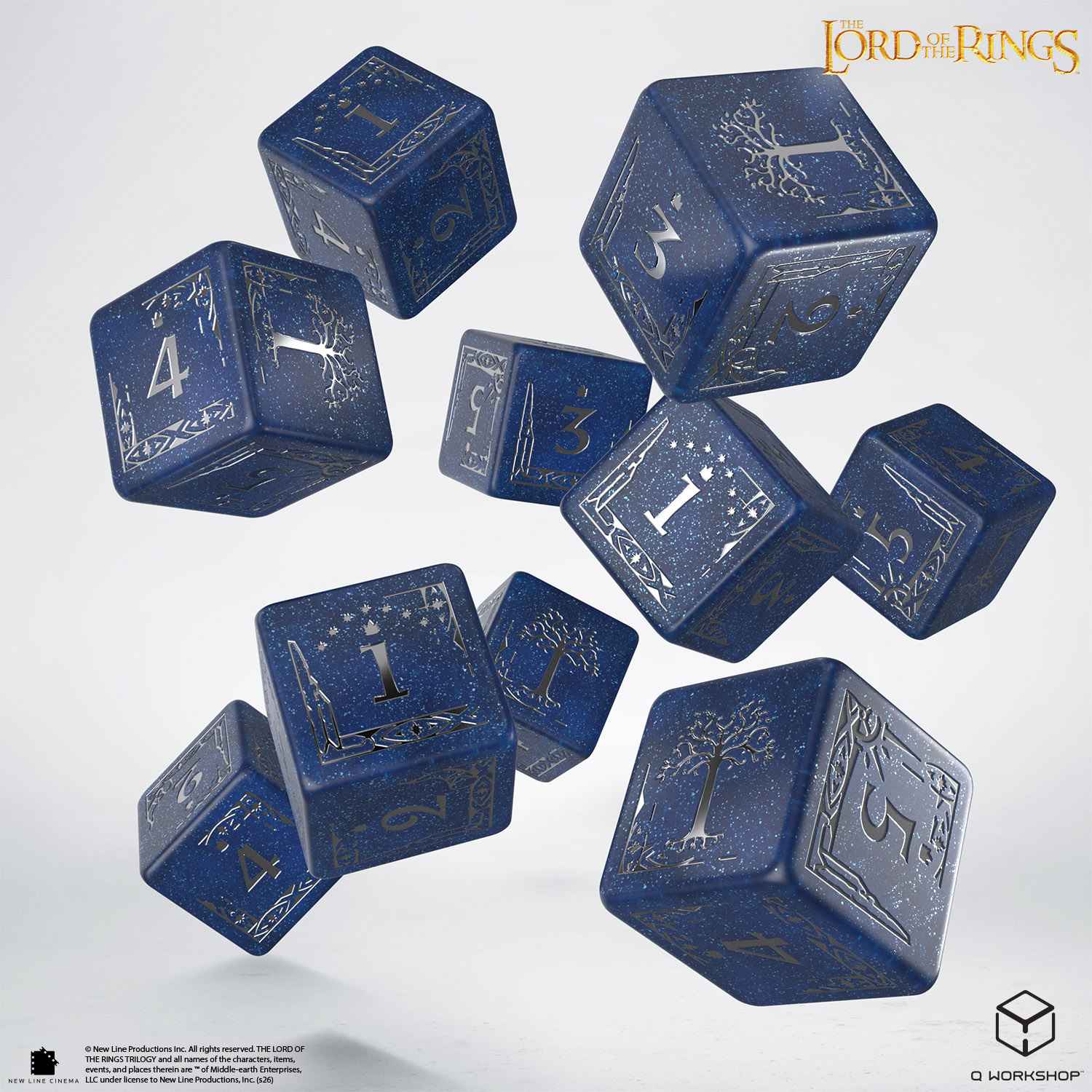 The Lord of the Rings: Gondor 10xD6 Dice Set