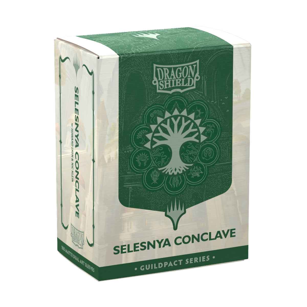 Dragon Shield: Dual Matte Art Sleeves – Guildpact Series - Selesnya Conclave