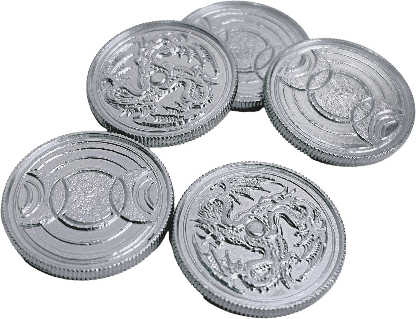 Midgard - Legenden von Damatu: Schicksalsmünzen (20er Set, silber)