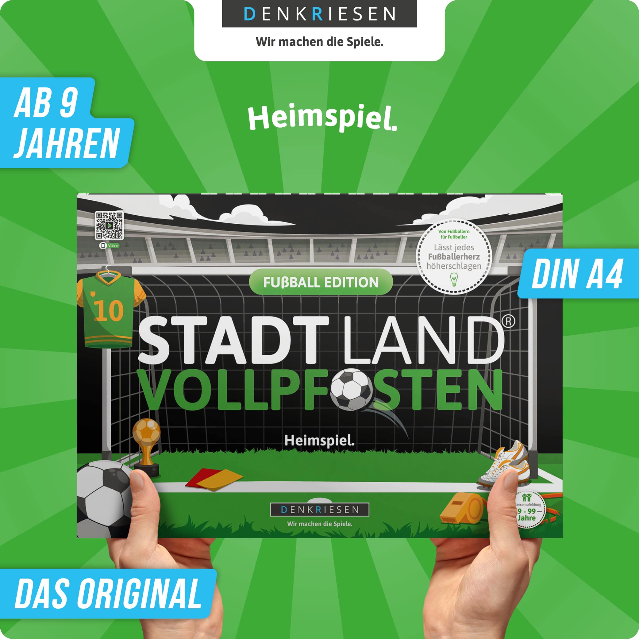 STADT LAND VOLLPFOSTEN – FUßBALL EDITION - Heimspiel (DinA4-Format)