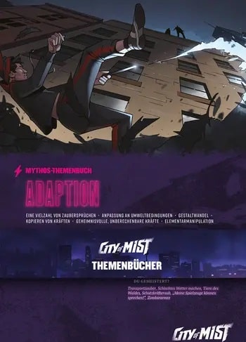 City of Mist: Themenbücher