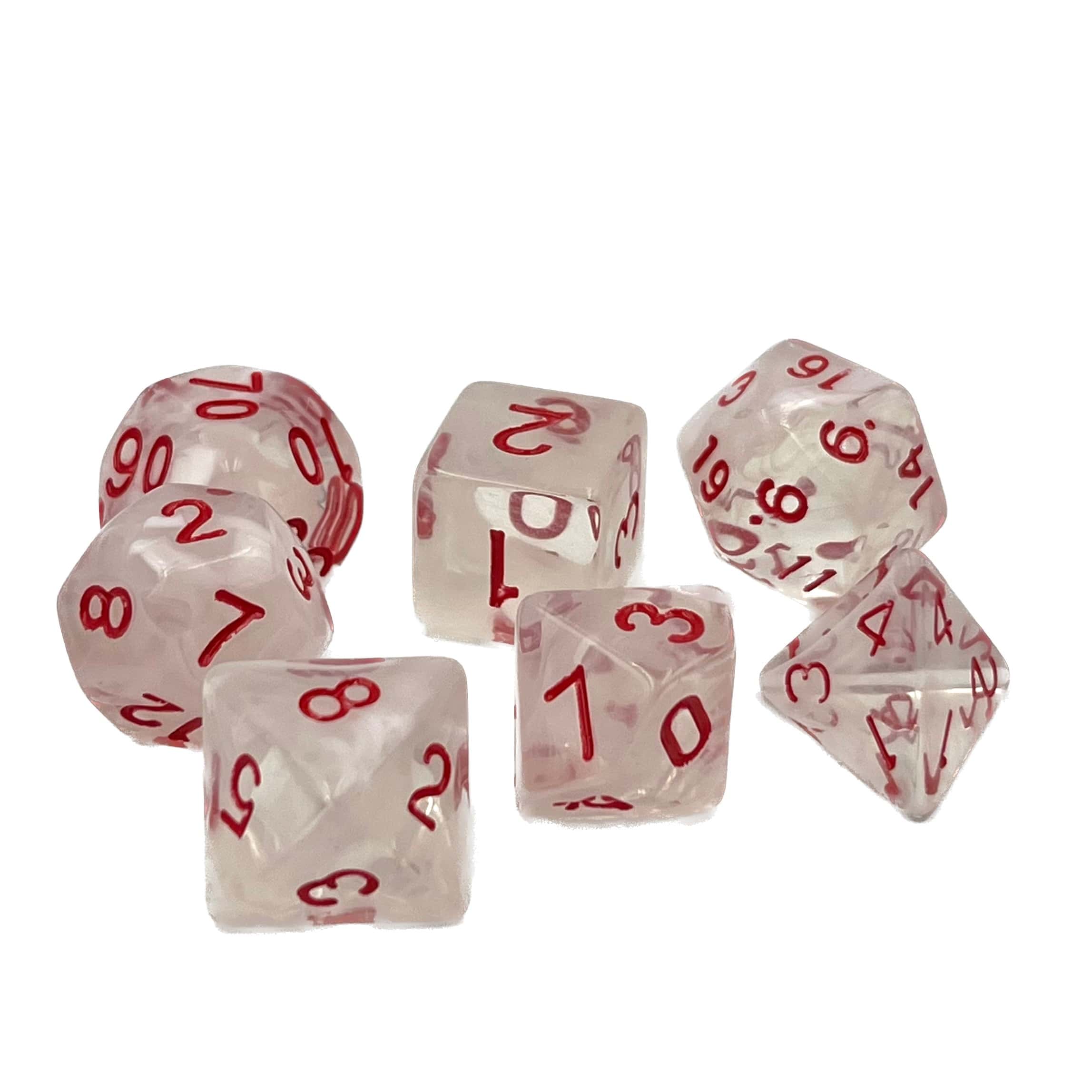 Würfelset Frosted: Red Princess (7)