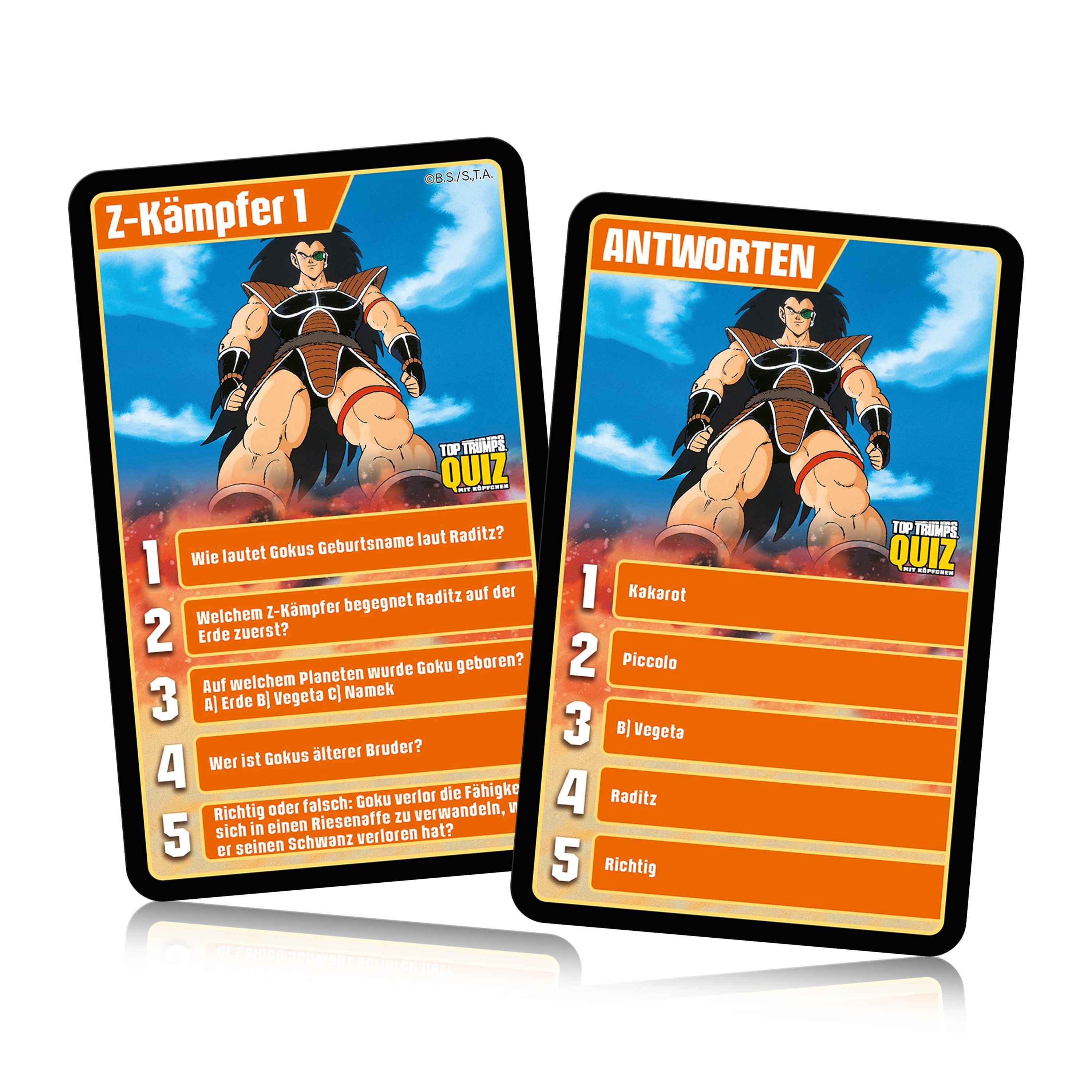 Top Trumps Quiz – Dragon Ball Z