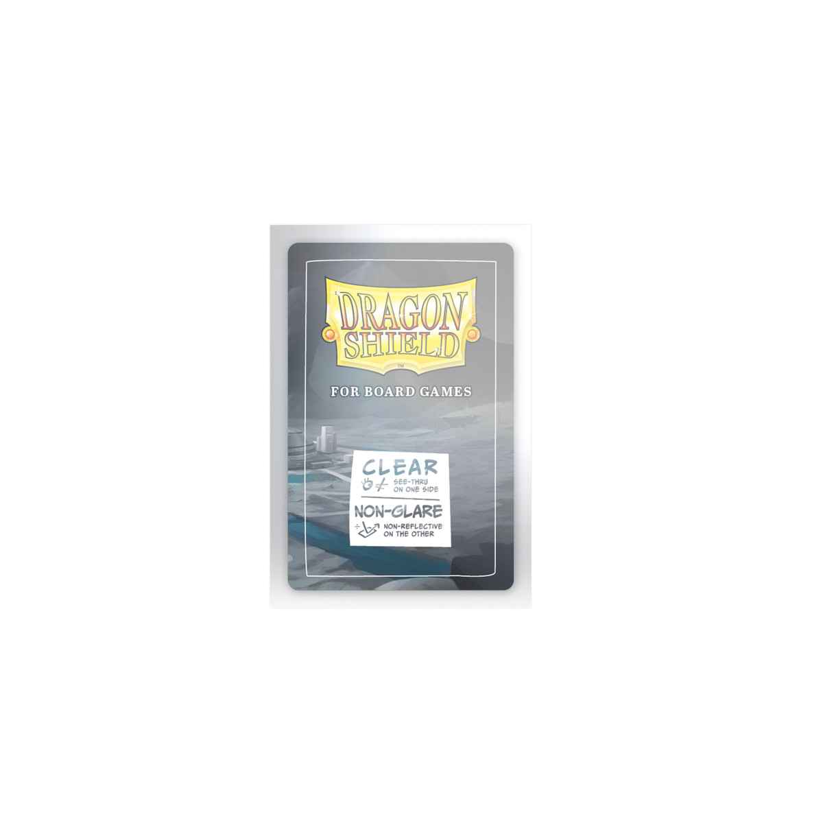Dragon Shield: Board Game Sleeves Clear/NonGlare – American Mini (100)