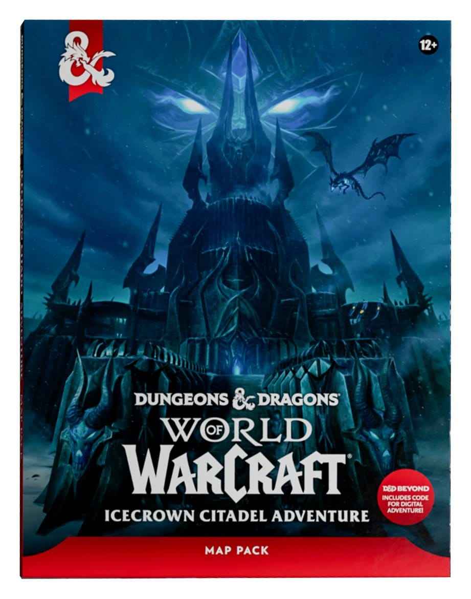 D&D: RPG World of Warcraft: Icecrown Citadel Adventure Map-Set ( englisch)