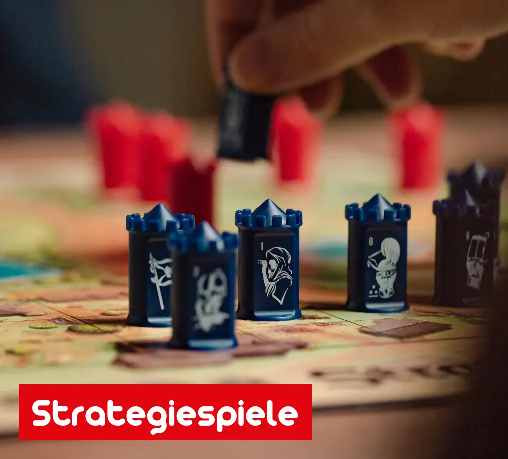 Spielmaterialien des Brettspiels Stratego Original