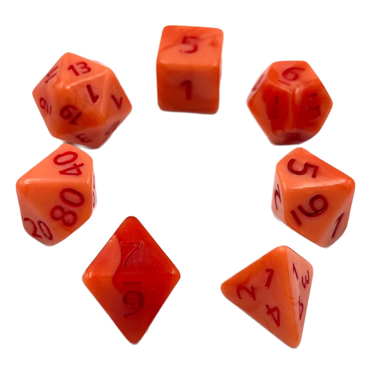 Würfelset: Sweet Peach Gum (7)