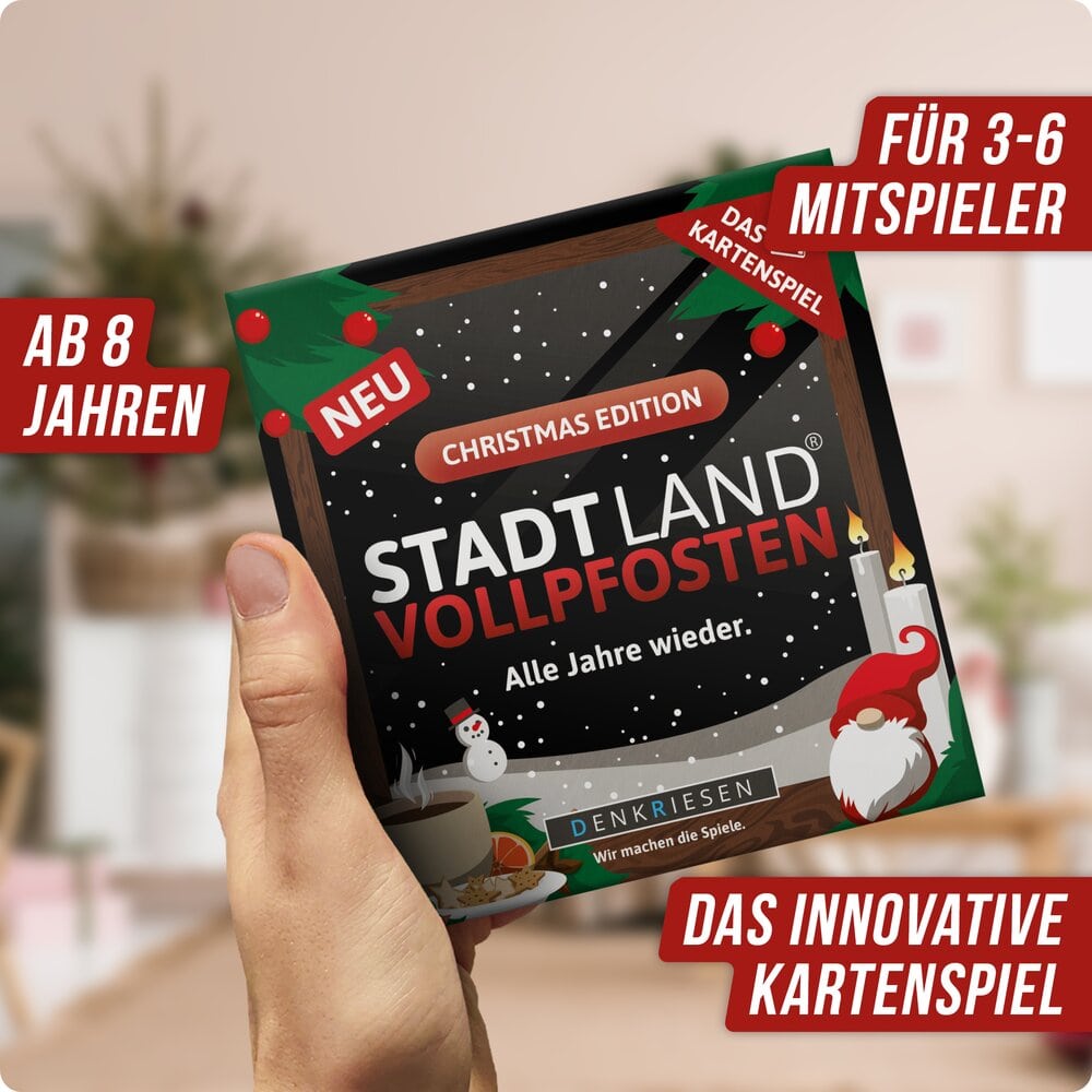 STADT LAND VOLLPFOSTEN: Das Kartenspiel – CHRISTMAS EDITION - Alle Jahre wieder