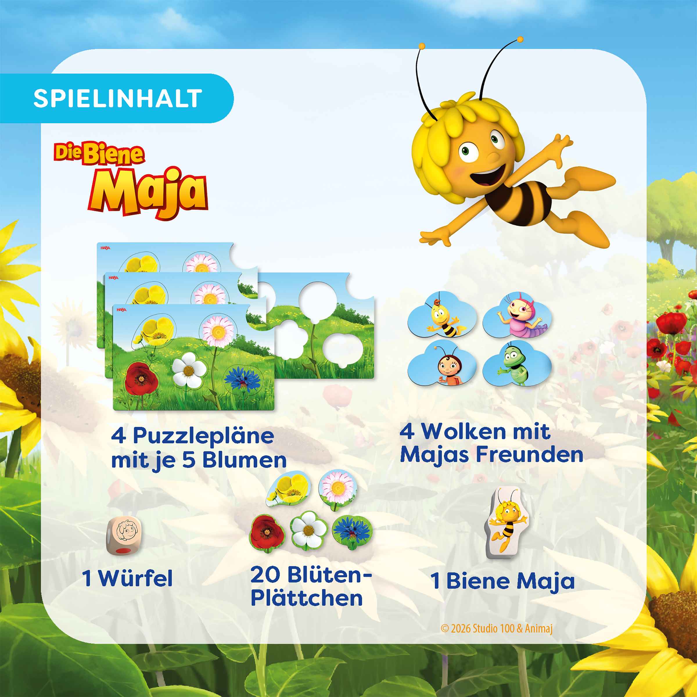 Meine ersten Spiele – Biene Maja Blumenwiese